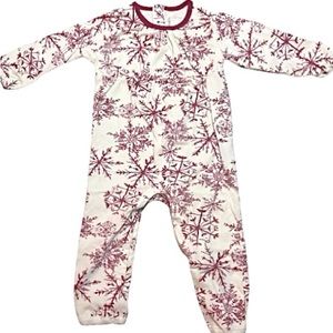 Burt’s Bees Baby Holiday Snowflake Outfit- 12M